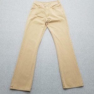 Vintage‎ Lucky Brand Pants Womens 26x31 Tan Khaki Pockets Flared